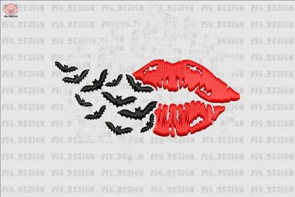 Bat Lips Halloween Embroidery: A Designer’s Review