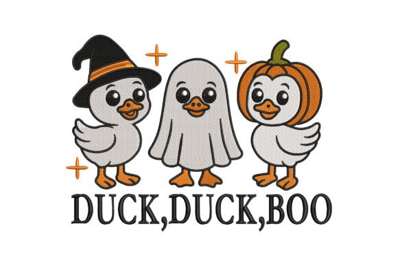 Duck Duck Boo Halloween Embroidery Review