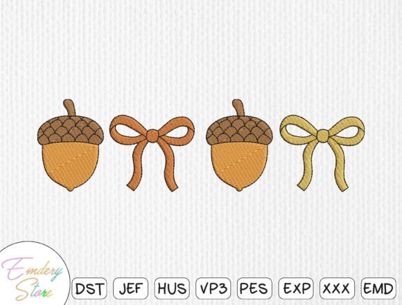Review: Acorn and Bow Embroidery Design Set for Boutique Sweatshirts
