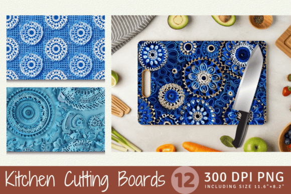Review: Blue Crochet Embroidery Cutting Boards S