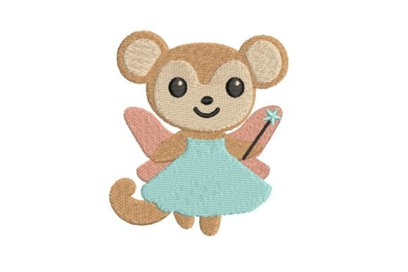 Review: Fairy Monkey Embroidery Design for Commercial Use