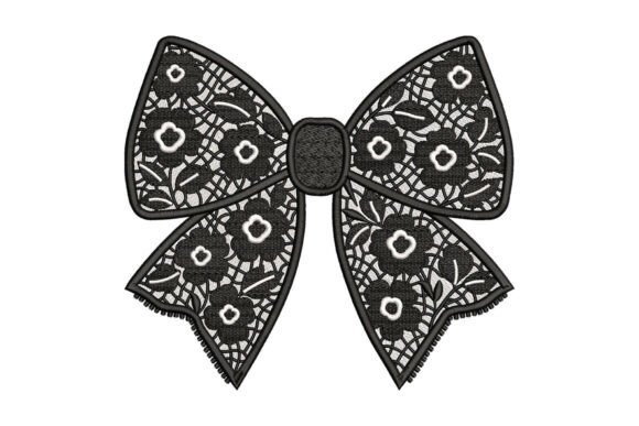 Review: Floral Lace Bow Embroidery Design for Makers