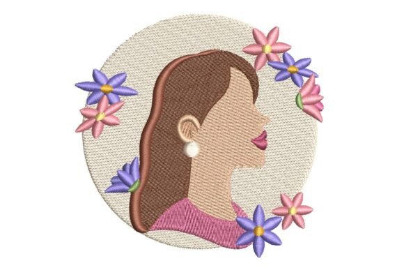 Review: Girl with Flowers Embroidery Design