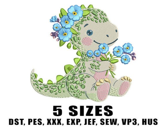 Review: Green Baby Dinosaur Embroidery Design