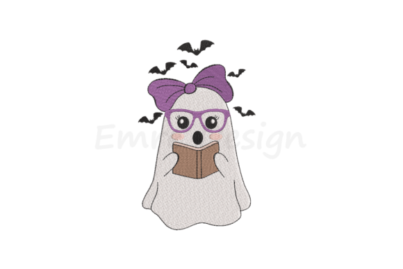 Review: Halloween Ghost Book Embroidery Design