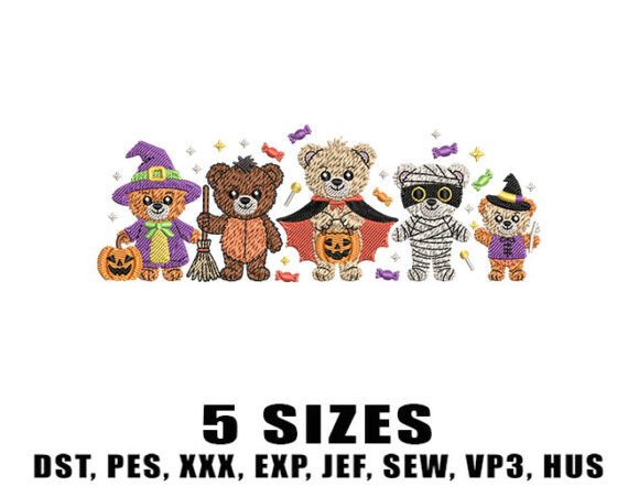 Review: Halloween Spooky Bear Embroidery Design