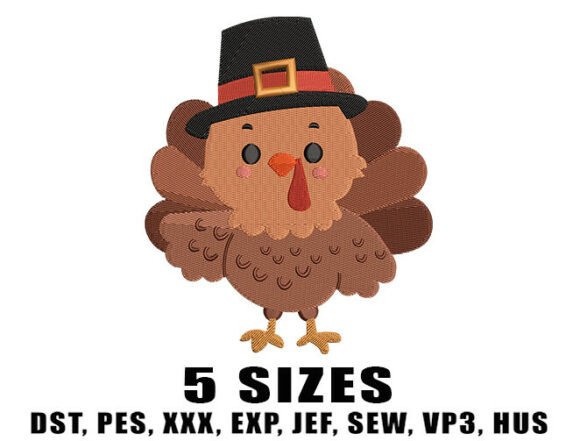 Review: Thanksgiving Turkey Embroidery Design
