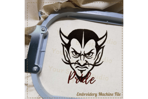 Reviewing Devil Pride Embroidery Design for Merch