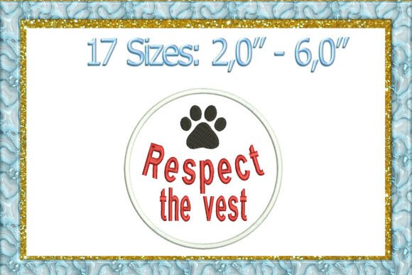 Reviewing Respect the Vest Applique Embroidery