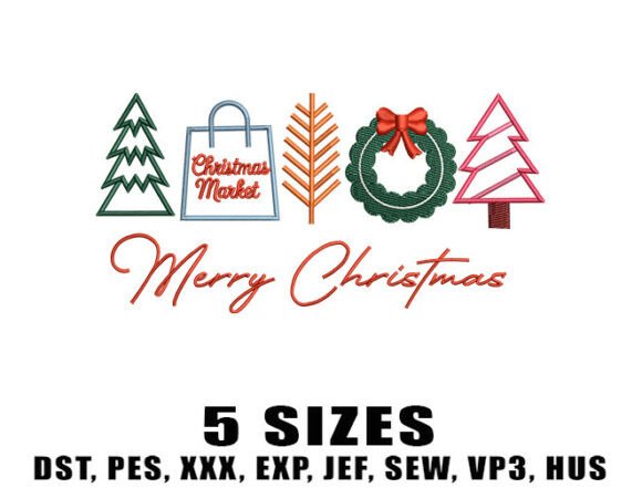 Reviewing the Christmas Market Set Embroidery Design