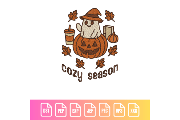 Reviewing the Cozy Season Ghost Embroidery Design