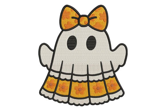 Reviewing the Cute Ghost Bow Embroidery for Craft Fairs