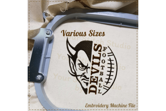 Reviewing the Devils Football Embroidery Design