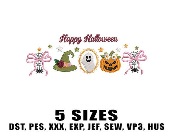 Reviewing the Happy Halloween Text Embroidery Design