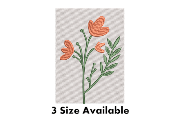 Reviewing the Minimal Floral Stem Embroidery File