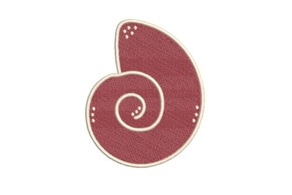 Reviewing the Red Swirl Shell Embroidery Design
