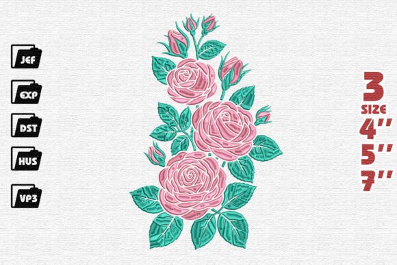 Romantic Rose Stem Embroidery: A Designer’s Review