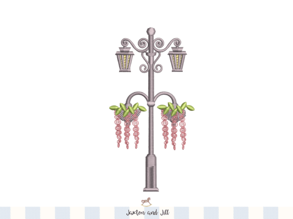 Street Lantern with Flowers Embroidery Review